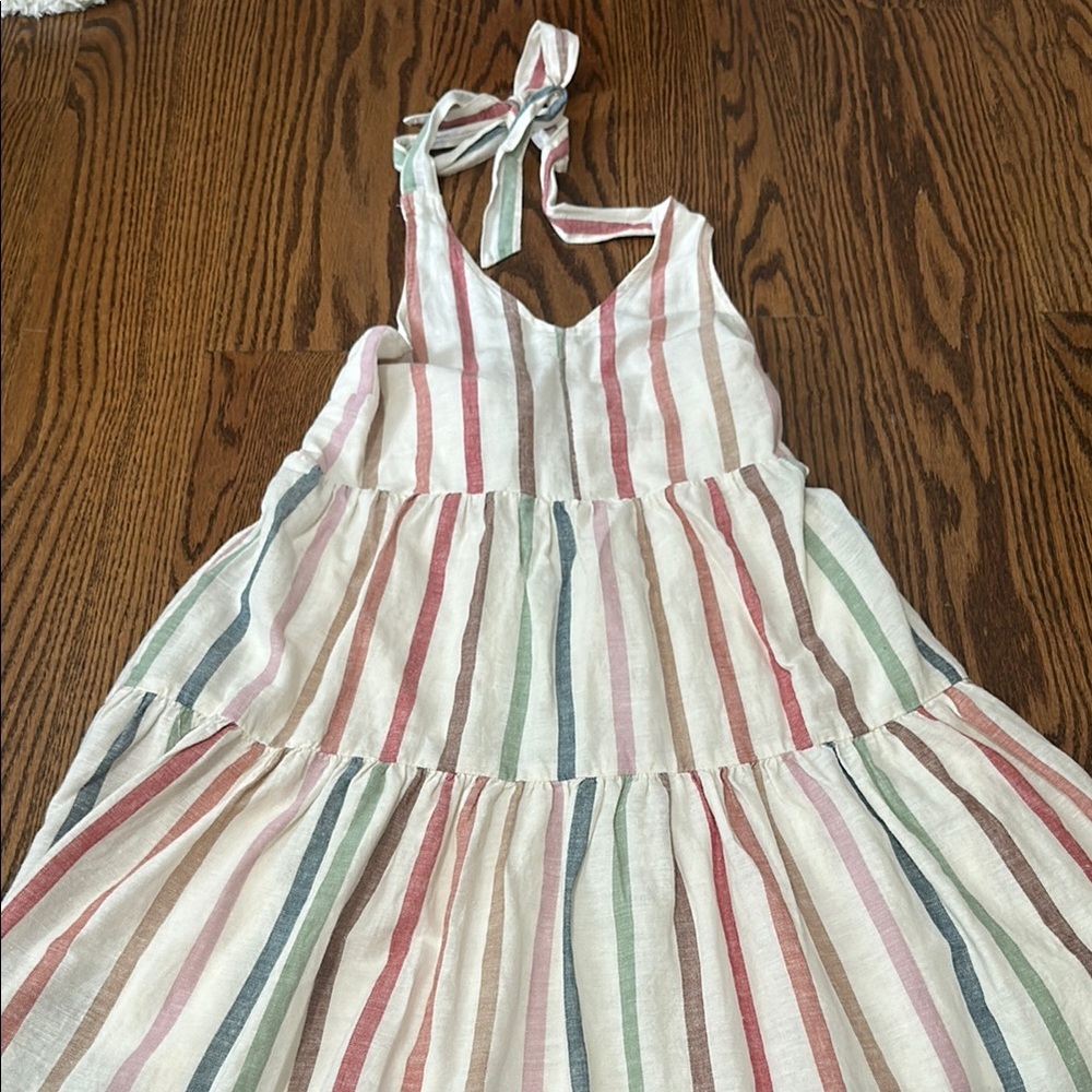NEVER WORN - American Eagle Halter Top Striped Mini Dress